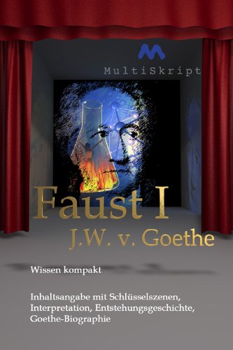 Faust Inhaltsangabe Wissen kompakt - Faust 1 von J.W.v. Goethe - Inhaltsangabe