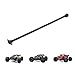 RCAWD CVD Driveshaft Dogbone 201mm #45 Steel ARA310924 for Arrma Kraton 8S BLX RTR EXB Roller Upgrade Parts (Black)