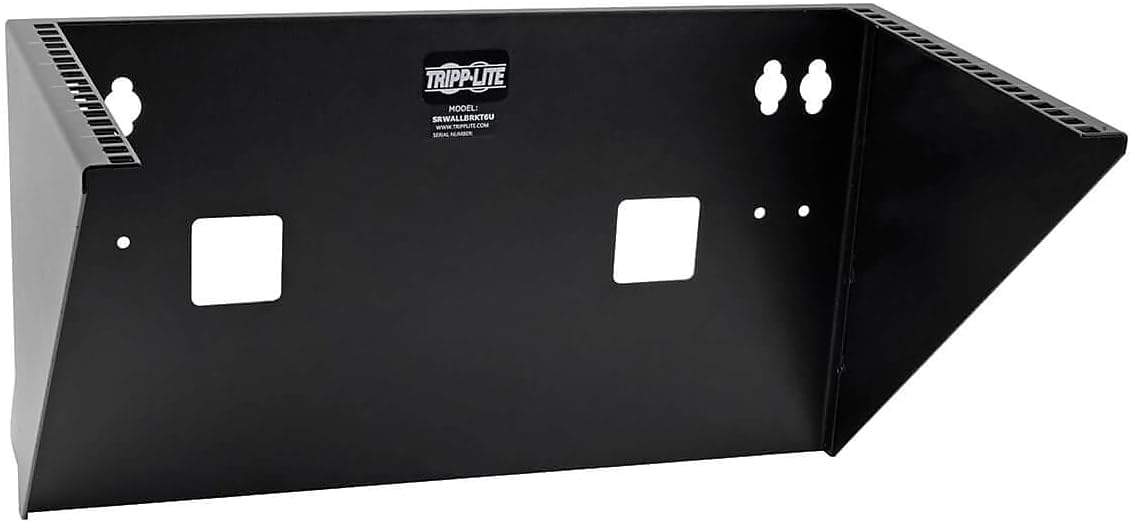TRIPP LITE Wallmount Rack 6U Vertical Rack Bracket 200lb Capacity (SRWALLBRKT6U)