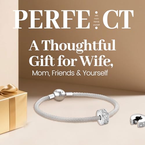 Annmors Clip Stoppers for Bracelets 925 Sterling Silver Safety Chain Security for Women Charm Bracelets3