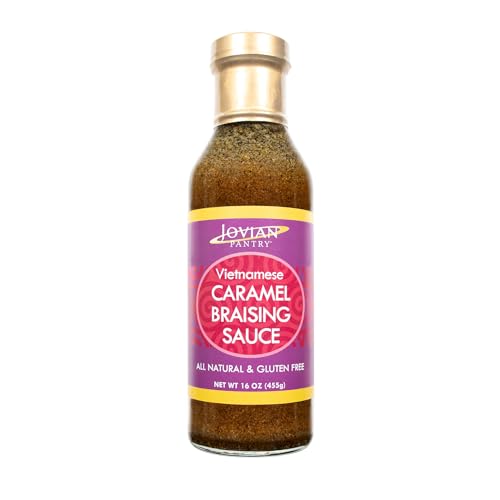 Jovian Pantry Vietnamese Caramel Braising Sauce (2 pack) - All Natural, Gluten Free, No Artificial Ingredients