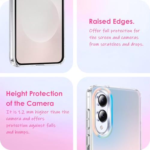 Coque Samsung Galaxy A15 antichoc irisée qui résout le problème des chutes et rayures