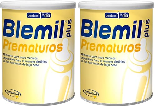 Blemil Plus Prematuros | 400g | Fórmula Láctea en polvo para Recién Nacidos con Bajo Peso (Paquete de 2)