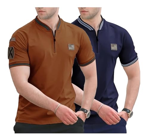 Image of Lymio Polo T Shirt for Men || T Shirt for Man || Collar T Shirt Style Men (Packs Also Available) (Polo-51-54)