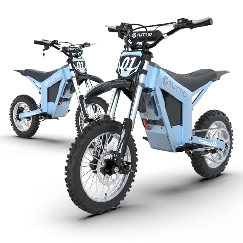 Tuttio Soleil01-GB Electric-Dirt-Bike 2-Pack, Peak 3000W Off-Road Electric Motorcycle with