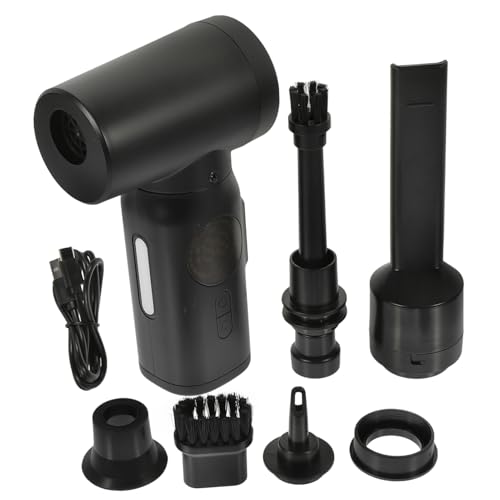 Angoily Multi-Functional Electric Air Blower Rechargeable Air Duster for Computer Car Sofa Keyboard Detachable Nozzles Design