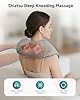 Snailax Cordless Neck Massager with Heat,Rechargeable Shiatsu Back Massage,Shoulder Massager for Pain Relief Deep Tissue,Massage Pillow with Portable Carry Bag,Christimas Birthday Gifts for Women Men
