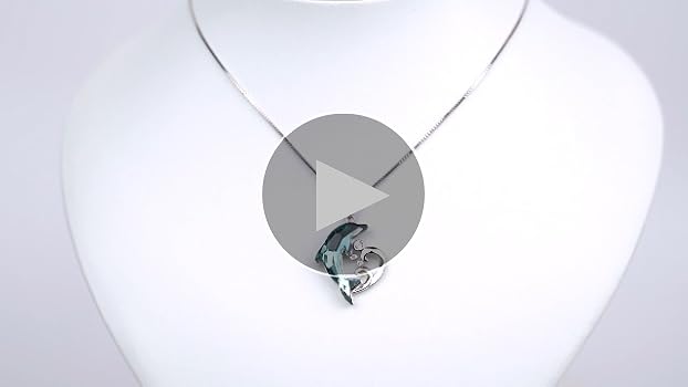 Amazon | [StoryMidir] イルカ ネックレス レディース シルバー