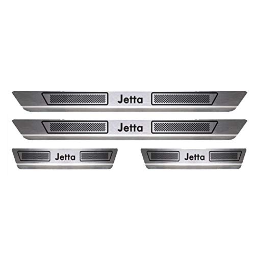 Soleira de Aço Inox Escovado Volkswagen Jetta 4 Portas 2012 13 14 15 16 17 18 19