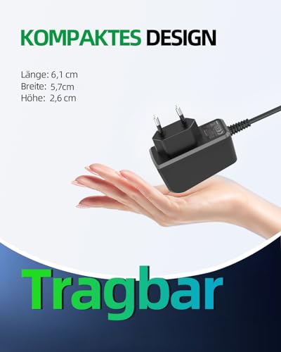 HQ8505 Ladegerät Passend für Philips 15V Rasierer 3000/5000/7000 (Nicht Alle Modelle Kompatibel), Rasierer 6000/9000, Multigroom 7000 wie S3134 S5588 MG7745 (Nicht für 3000x/5000x, Trimmer Serien)