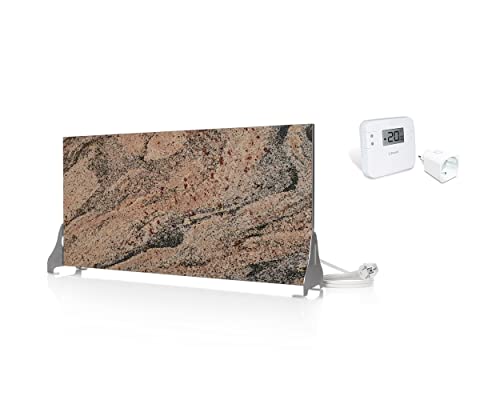 Magma Naturstein- Infrarotheizung Granit 400 Standversion- Deutscher Hersteller seit 1992- Magmaheizung mit 10 Jahren Garantie (Granit Juparana India)