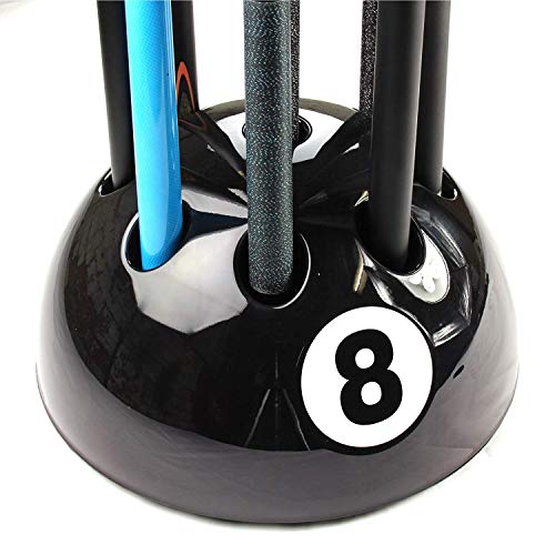  Original Giant BLACK 8 Ball Cue Stand & Rack -...