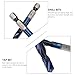 PRETYZOOM 6pc M35 Blue Coated Spiral Screw Tapping Tool Set with Hex Shank, Metric Thread Drill Bits M3-m10, High Speed Steel Drill Tap Combo for Industrial and DIY Use