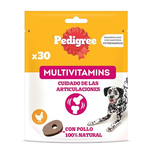 Pedigree Multivitamins Snack morbidi masticabili per Immunità, 6 confezioni da 30 pezzi