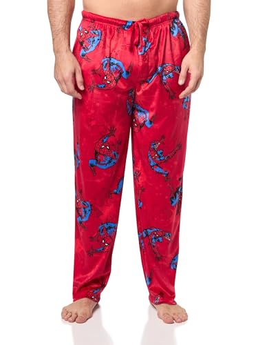 Marvel Mens Pajama Pants Lounge Bottoms With Drawstring Ultra-soft & Comfortable