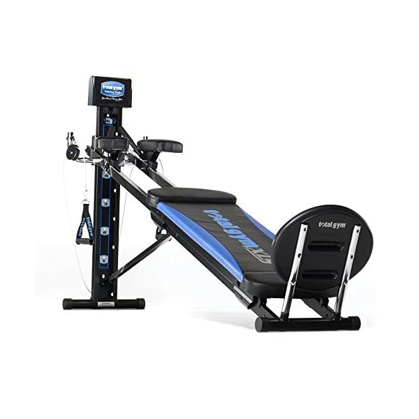 Total-Gym-XLS-MenWomen-Universal-Total-Body-Training-Home-Gym-Workout-Machine-with-Squat-Stand-Leg-Pull-2-Ankle-Cuffs-and-Exercise-Chart Total Gym Men and Women Universal Total Body Training Home Gym Workout Machine with Squat Stand, Leg Pull, 2 Ankle Cuffs, and Exercise Chart