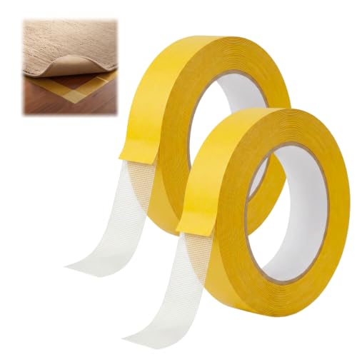 Image of Heavy-Duty Grid Double Sided Tape, 2026 New Removable Fiberglass Mesh Double Stick Adhesive Tape, Fabric Tape for DIY Crafts, Wall Decor, Office Decor, 2 Rolls, 0.79 in x 66 FT