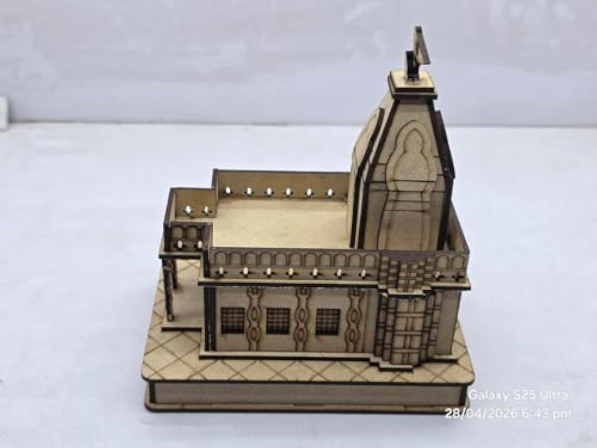 Harsiddhi Mandir Ujjain 3D Wooden Temple Model
