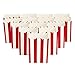Juvale 100 Pack Red and White Mini Popcorn Boxes for Party, Bulk Paper Popcorn Containers for Movie Night Decorations (3 x 4 In)