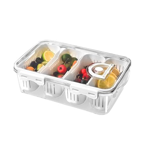 Boîte à collations avec compartiments et couvercle pour apéritif - 2