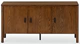 SAFAVIEH Couture Collection Jaylessa Medium Oak 3-Door Sideboard Buffet Media Cabinet