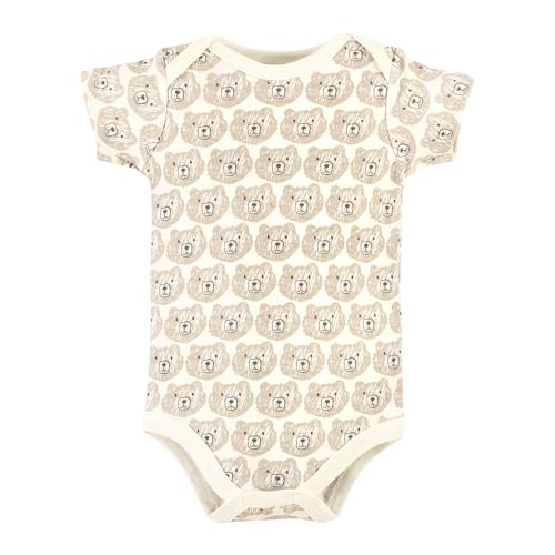 Image of Hudson Baby Unisex Baby Cotton Bodysuits 5-pack