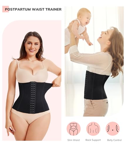 image for LODAY Waist Trainer Corset Shapewear Tummy Control Body Shaper Waist C