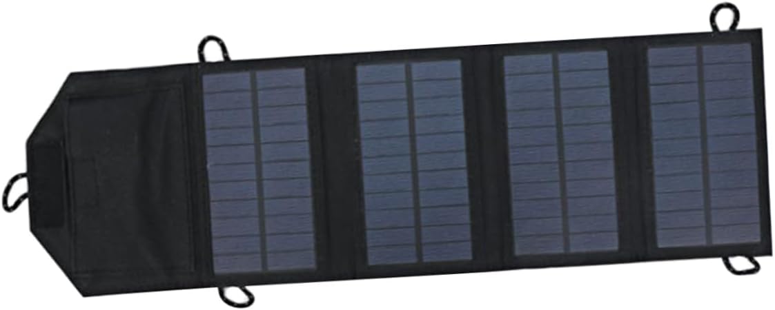Portable Solar Charger Panel Dual USB Output Lightweight Emergency Solar Charger for Camping Rvs Boats and Outdoor Adventures