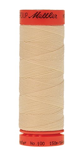 Hilo de poliéster 100% Metrosene Core Spun Mettler, 165 yd, color Linen