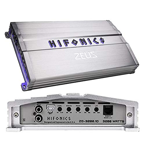 Hifonics Zg-3200.1D 3200 Watts Zeus Gamma Mono Subwoofer Car Audio Amplifier With Gravity Magnet Phone Holder #TOP4