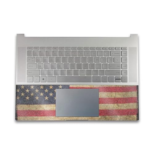 Image of Glossy Glitter Gaming Skin Compatible with HP Envy x360 16 inch (2023) - Vintage Flag - Premium 3M Vinyl Protective Wrap Decal Cover - Easy to Apply | Crafted in The USA by MightySkins