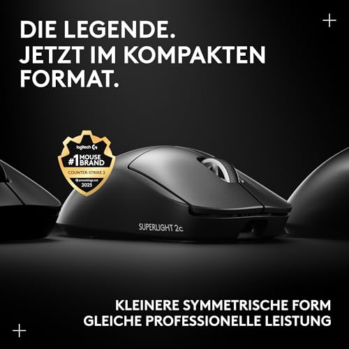 Logitech G PRO X SUPERLIGHT 2c, Schwarz, 910-007531