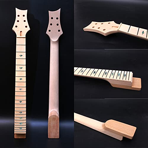 Yinfente Mahogany Electric Guitar Neck with Maple Fretboard #TOP20