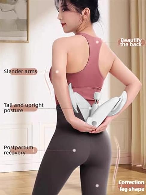 Kegel Exercises for Pelvic Floor Muscle, Inner Thigh Exerciser, Adjustable Resistance, LCD Counter Hip Trainer for Home Workout, Thigh & Hip Strengtheners