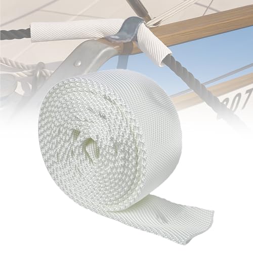 Marine Dock Guards Seilabdeckung – robuster Boots-Festmacherleinenschutz, passend für Leinen bis zu 2,5 cm, Segel-Docking-Ankerausrüstung für Yacht (3 m)