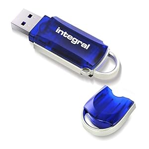 Integral 128GB USB 2.0 Flash Drive Courier Blue