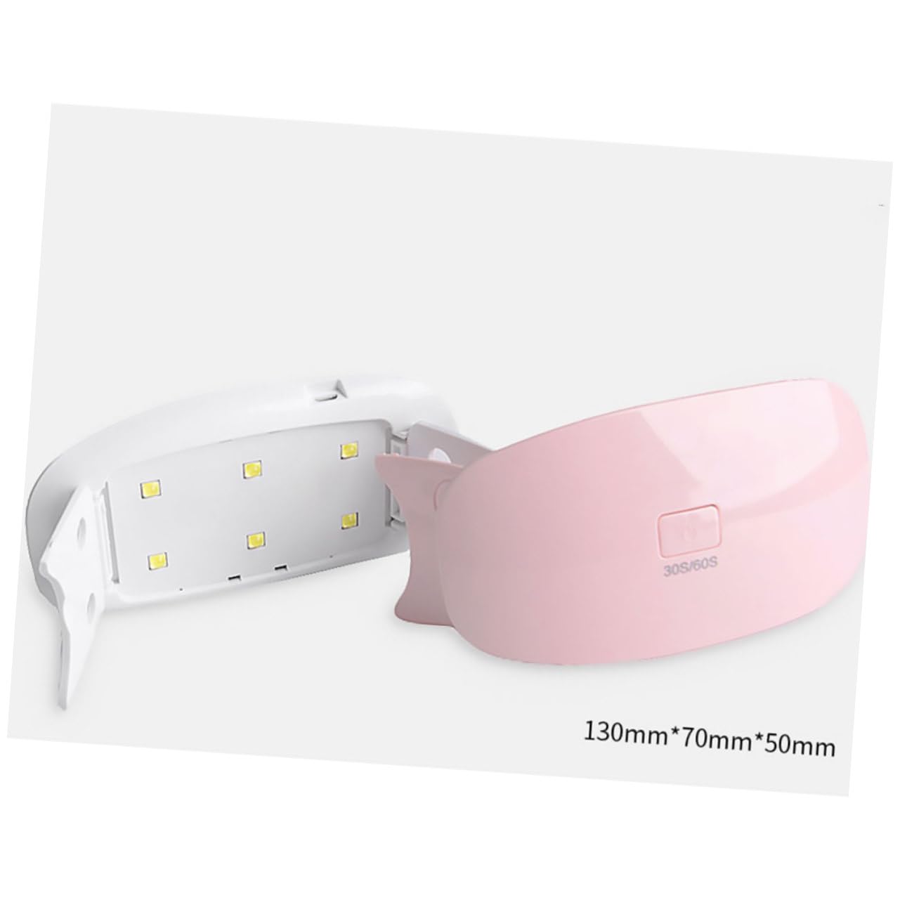 FOMIYES 6w Nail Art Gel Polish Dryer Portable Foldable Manicure Light for Home Salon