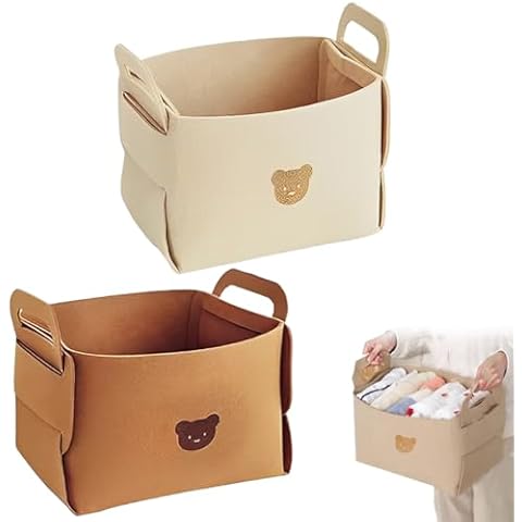 VONJUMA Panier Pliable en Feutre Cover