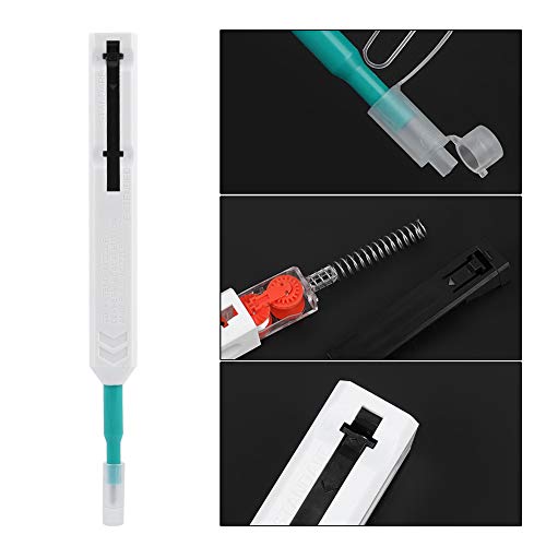 Limpador de fibra óptica, ferramenta limpa, caneta limpa, para poeira para t-shirt Fiapos resíduos d