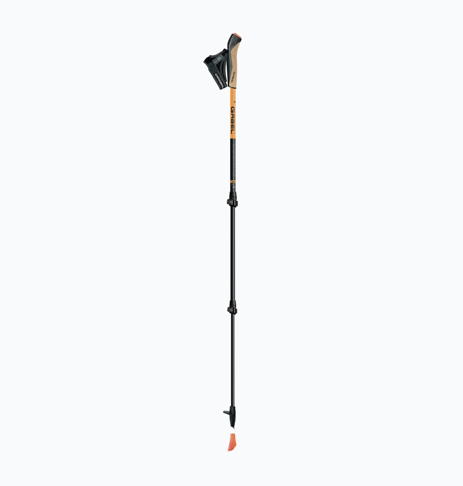 Gabel Bastones de marcha nórdica telescópicos Carbon XT 3S-100 F.L. Fabricado en Italia