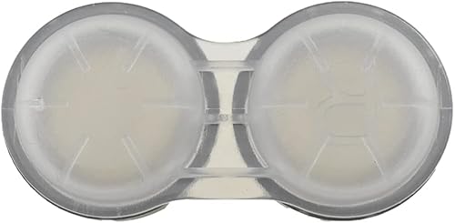 Miniatura 4 de HAHIYO Estuche para lentes de contacto, diámetro de 0.984 in, duradero, a prueba de fugas, práctico recipiente para lentes de contacto para ojos