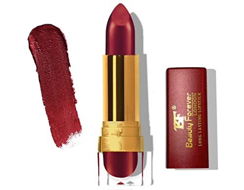 Beauty Forever Long Lasting Cream Lipstick, Glossy & Moisturising Lip Formula, Vitamin C & E Enriched, Hydrating Feature - Image 3