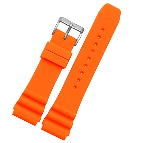 Bracelet de montre 22mm en silicone vert ZWCHGJ pour le sport