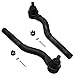Detroit Axle - 8pc Front End Kit for 07-17 Jeep Wrangler, 18 Wrangler JK, 4 Control Arms 4 Tie Rods 2007 2008 2009 2010 2011 2012 2013 2014 2015 2016 2017 2018 Replacement