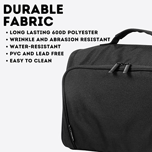 Image of J World New York Casey Small Lunch Bag for Adults. Medium-Size Insulated Lunch-Box for Kids, Black, 9.5 X 10 X 3.5 inch (H X W X D) inch