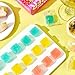 Amber Gemstone Candy, Peach,&blueberry&passion fruit flavors,Gummy candy，Assorted Candy,Individually packaged,Snacks, 2.82oz (Pack of 1)