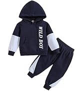 Borlai Kids Baby Boy Hooded Clothes Set Dinosaur Letter Sweatshirt Pullover Camouflage Pants Trac...