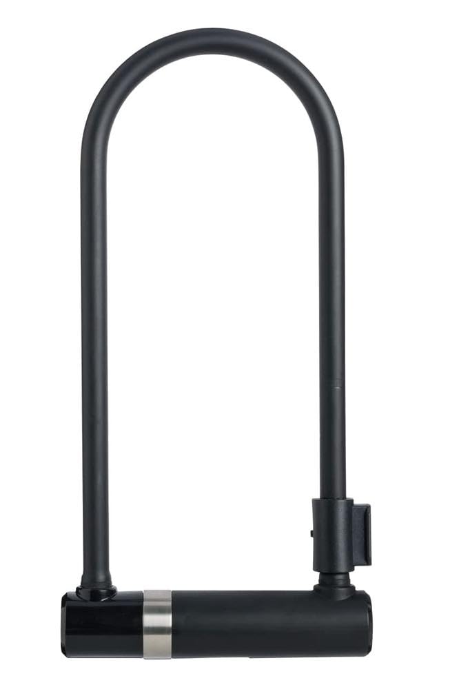 AXA Newton UL-300 Antivol vélo, Antivol U, Cadenas pour vélo et scooter, VTT, Électrique, Robuste, Avec support solide, 30 cm x 14 mm
