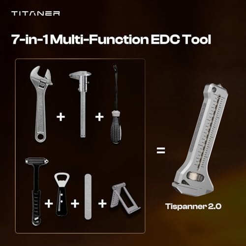 Porte-clés multifonction EDC idéal pour le camping et les sorties nature