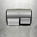 Compact 2-Roll Side-by-Side Coreless High-Capacity Toilet Paper Dispenser by GP PRO (Georgia-Pacific), Faux Stainless, 56796A, 1 Dispenser